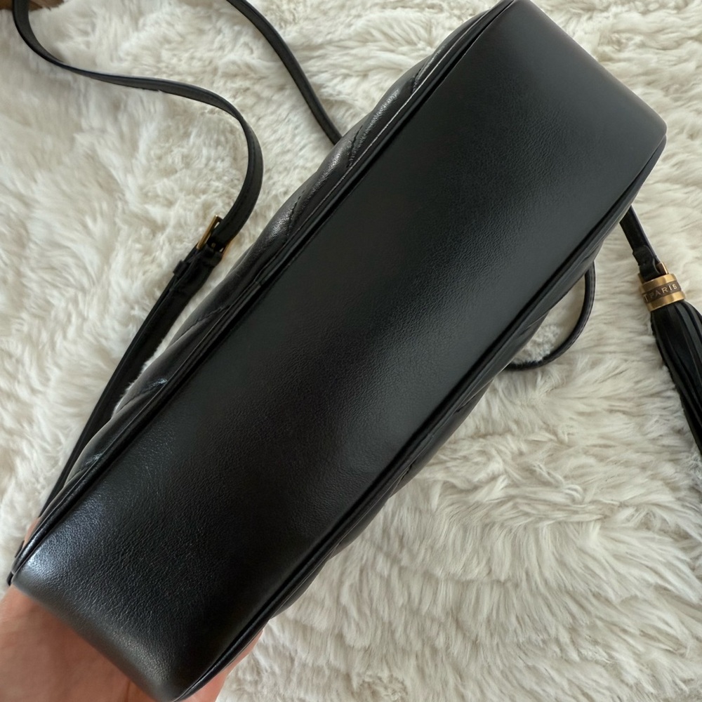 Saint Laurent Black Lou Camera Crossbody Bag - Picture 4 of 9